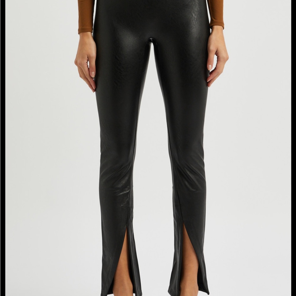 Spanx Perfect Leather Split Hem Pant - image 1